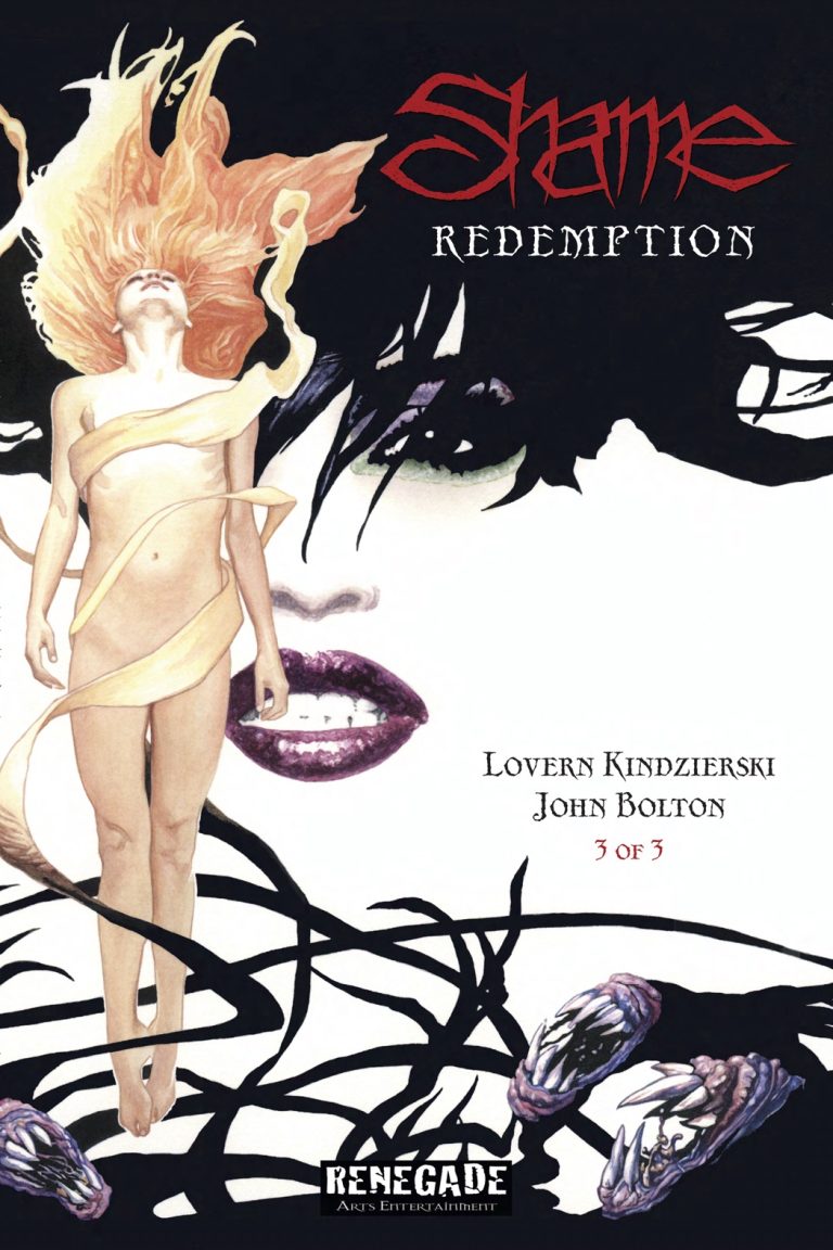 Cover of Shame: Redemption, published by Renegade Arts Entertainment