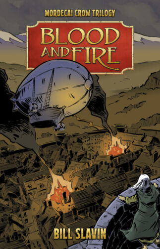 cover of Blood and Fire written and illustrated by Bill Slavin, published by Renegade Arts Entertainment